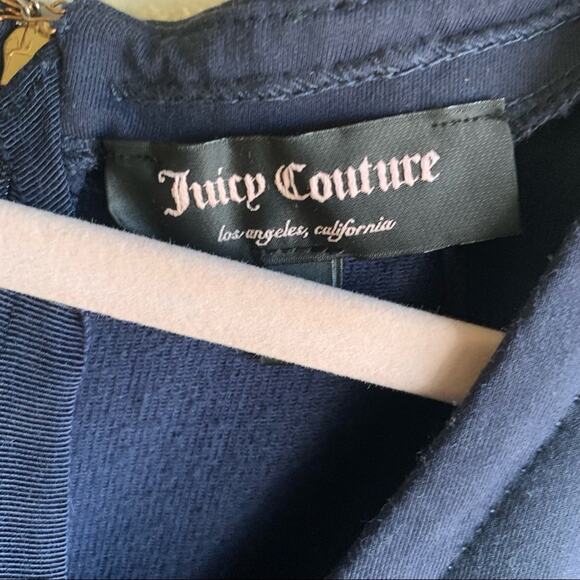 Juicy Couture Navy Sleeveless Shift Dress Size Small - Picture 7 of 9